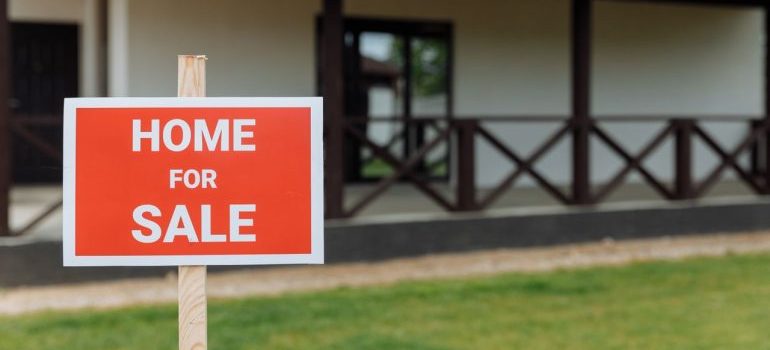 home for sale sign