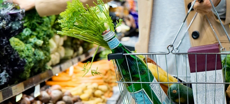 shopping groceries