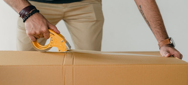 Princeton movers packing boxes